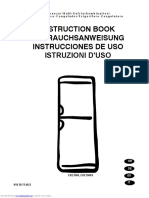 Instruction Book Gebrauchsanweisung Instrucciones de Uso Istruzioni D'Uso