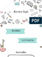 Review Fiqh Wudhu Dan Tayamum