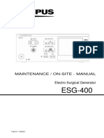 Olympus ESG-400 Maintenance on-Site Manual