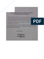 Acta de Conformidad de Junta de Usuarios