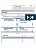 Induccion Y Re-Induccion: Sistema de Gestión de Seguridad Salud Ocupacional Y Medio Ambiente