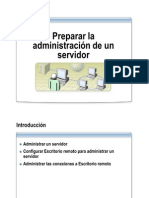 2.- Preparar La Admin is Trac Ion de Un Servidor