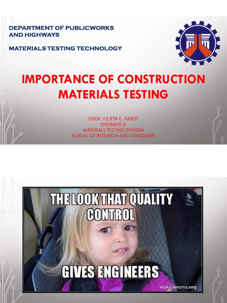Importance of Materials Testing in Construction | PDF | Concrete ...