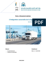 exposé l'intégration sectorielle de la logistique (1)