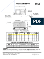 Pneumatic Lifts: Bulletin NO. 106F