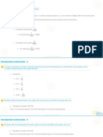 Introduction To Decimals - 1: For Fractions With A Power of 10 As The Denominator