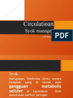 Circulation Syok Management