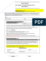 Member Charge / Pre-Auth Payment Form: Toronto Ski Club