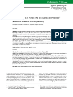 Pediatría: El Maltrato en Niños de Escuelas Primarias