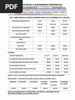 AE Ct & Pt Price List Wef 01-08-2022 ( Customer)