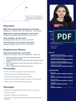 Resume Shreya Valsan