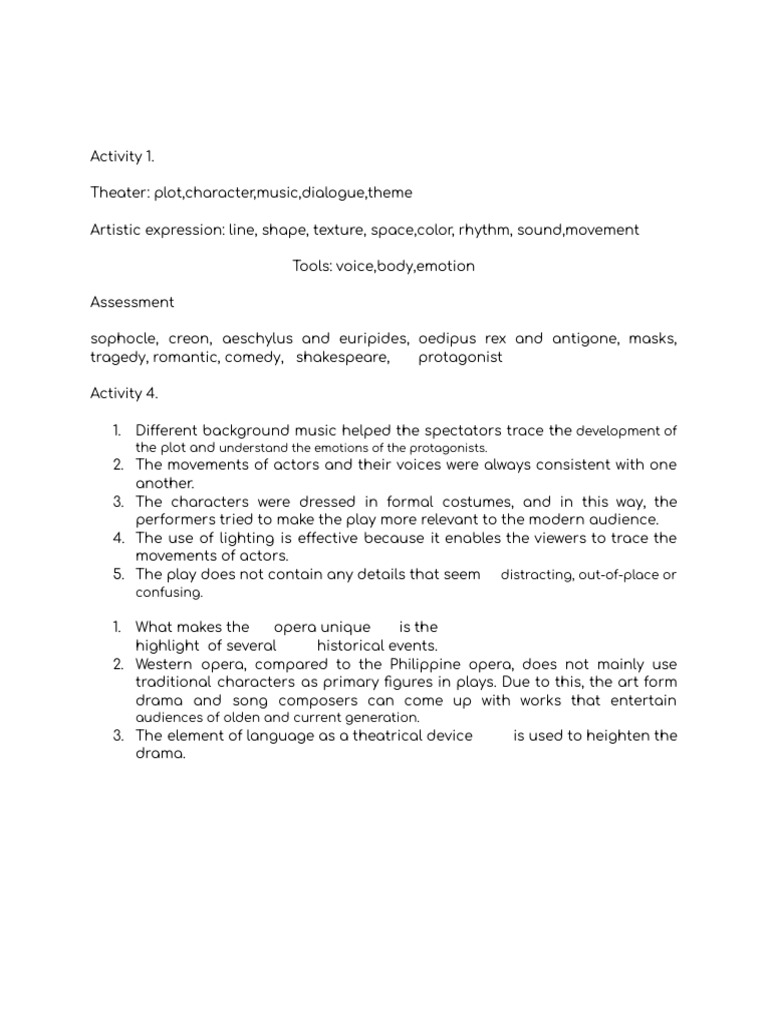 Development of The Plot and | PDF | Art