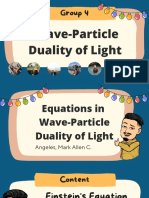 Wave-Particle Duality of light