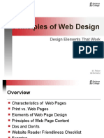 Principles of Web Design: Design Elements That Work