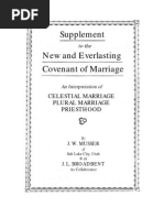 Supplement To The New and Everlasting Covenant of Marriage
