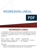 Regresión Lineal