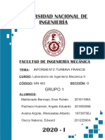 2° INFORME-TURBINA FRANCIS