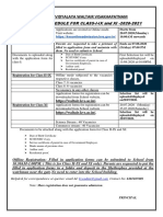 Kendriya Vidyalaya Waltair Visakhapatnam: Admission Schedule For Class-I-Ix and Xi - 2020-2021