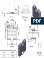 A A Section: 70.00 90.00 15.00 20.00 R2.00 Top View A-A Scale 1: 4