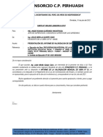 Carta 005 - Informe Valorizacion N°01