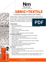 Fabric+Textile: Protective Coating For Fabrics and Textiles