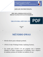 Avaliação de posturas de trabalho com o método OWAS
