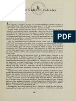 Artículo Sobre El Compositor Jose Antonio Calcaño (Inglés)