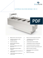 Mesa de Autopsias Altura Variable ME 101