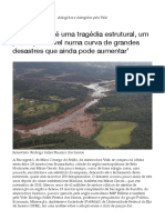 Brumadinho É Uma Tragédia Estrutural, Um Ponto Previsível Numa Curva de Grandes Desastres Que Ainda Pode Aumentar'