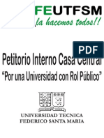 Petitorio Interno UTFSM (Casa Central)
