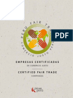 Empresas Certificadas Comercio Justo 2019 Keyword Principal