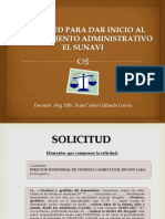 Unidad IV Escrito para Dar Inicio Al Proceso Ante El Sunavi