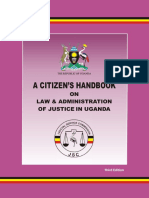 Citizens Handbook On Law and Administration of Justice in Uganda