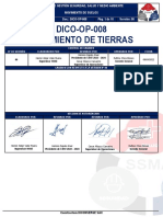 DICO-0P-008 Movimiento de Tierra