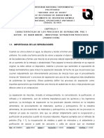 De Haan André Características de Los Procesos de Separación