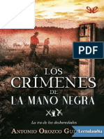 Los Crimenes de La Mano Negra - Antonio Orozco Guerrero