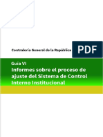 Guia 6 Informes Del Proceso Sistema de Control Interno Institucional