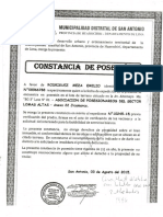 constancia de posicion SR. EMILIO RODRIGUEZ