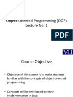 Object Oriented Programming (OOP) - CS304 Power Point Slides Lecture 01