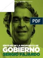 Plan de Gobierno Sergio Fajardo