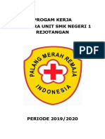 Program Kerja PMR Wira SMK Negeri 1 Rejotangan 2019/2020