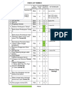 Ceklist Termin II