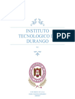 Instituto Tecnologico de Durango: Daniel Figueroa Hernandez 18040837