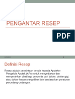 Pengantar Resep