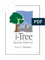 I-Tree Species Users Manual