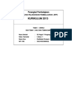 RPP Kelas 1 Semester 1 Tema 1 (DIRIKU) Subtema 1 (AKU DAN TEMAN BARU) Pembelajaran Ke 1 Dan 2