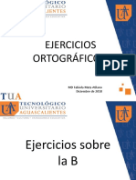 Ejercicios Ortográficos