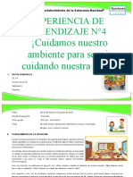 EXPERIENCIA DE APRENDIZAJE #4 III CICLO - 2do GRADO PRIMARIA REYLEO