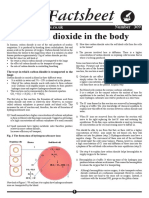 Bio Factsheet 309 Carbon dioxide in the body