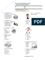 Uas Bahasa Inggris KLS 3